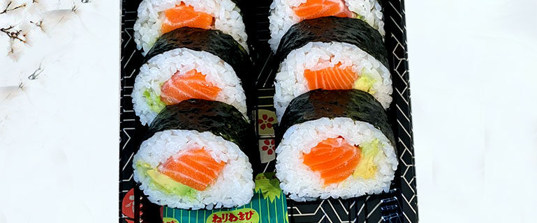 salmon sushi